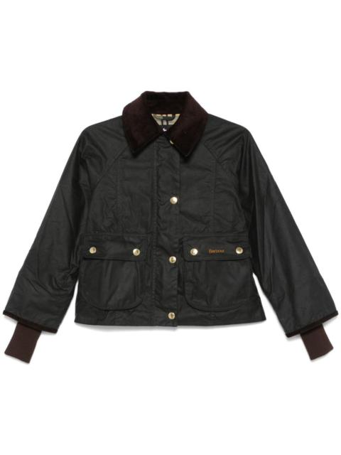 Barbour Beadnell waxed cropped jacket