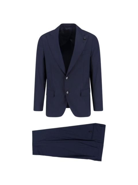 LARDINI single-breasted virgin wool suit