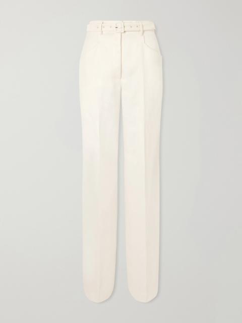 GABRIELA HEARST Norman Linen Wide-leg Pants