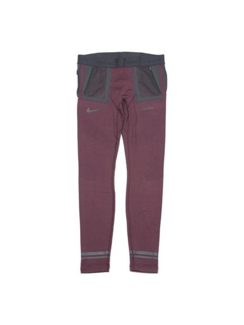 Nike Nike Lab Gyakusou Techknit Tights 'Deep Burgundy Off Noir Dk Smoke Grey' BQ3255-643