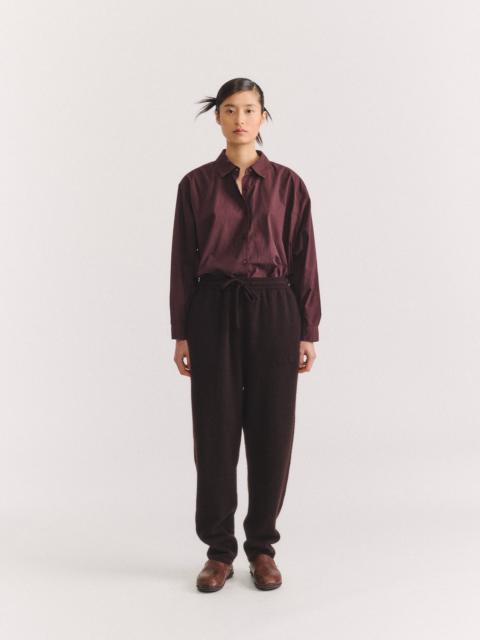 CASEY/CASEY ZWAG PANT - PIN CHECK - BROWN CHECK