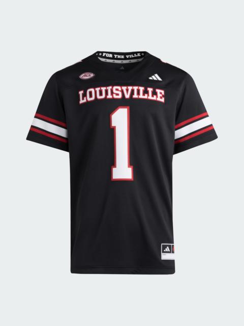 adidas Louisville Cardinals Premier Strategy Throwback Football Jersey