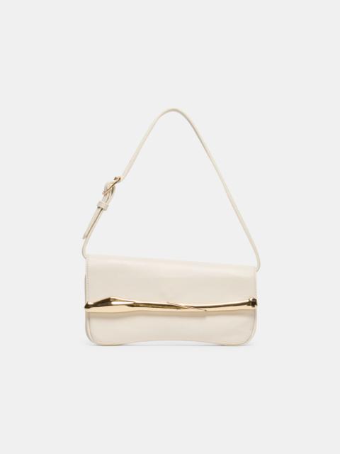 dolce vita AZURA SHOULDER BAG WHITE LEATHER