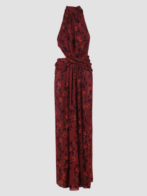 Johanna Ortiz Women's Excepcionalidad Silk Maxi Dress - Wine