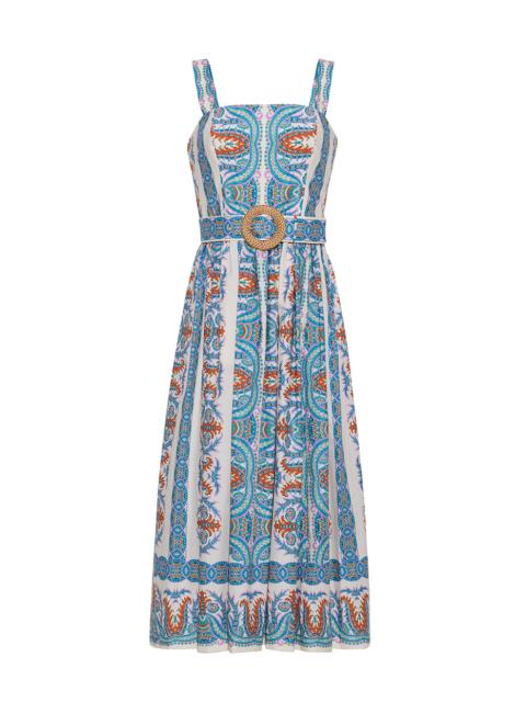 Cara Cara Julie Dress
Raffia Charm, Cinched in Print