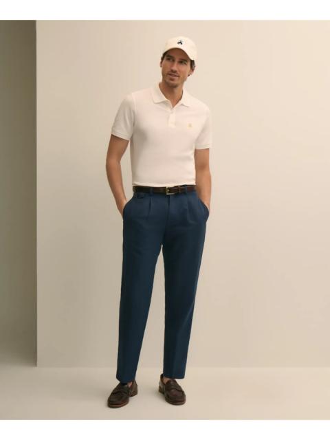 Brooks Brothers The Pleated Linen-Cotton Pants