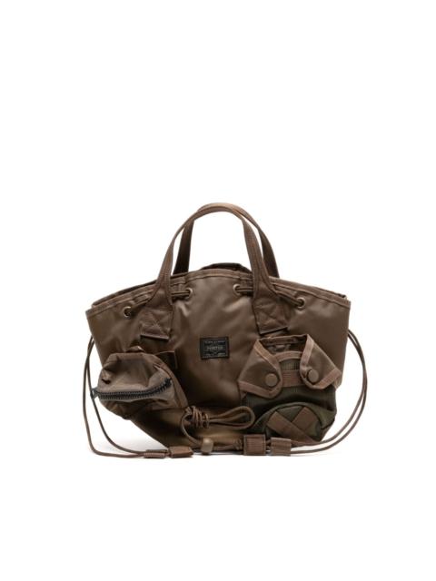 PORTER logo-patch tote bag
