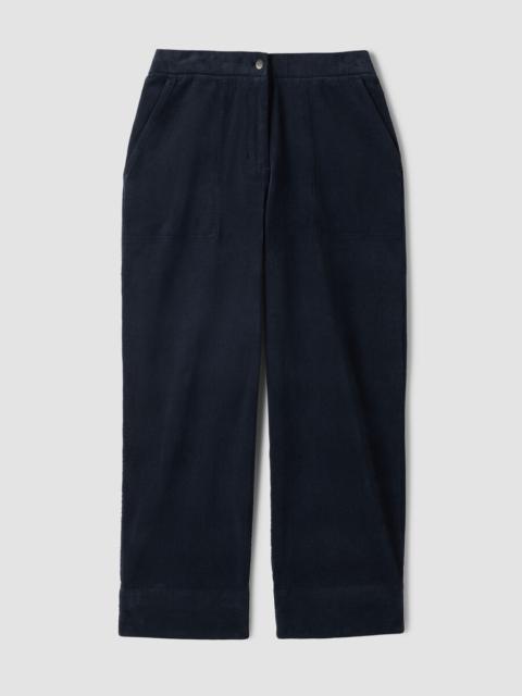 EILEEN FISHER Organic Cotton Stretch Corduroy Straight Pant