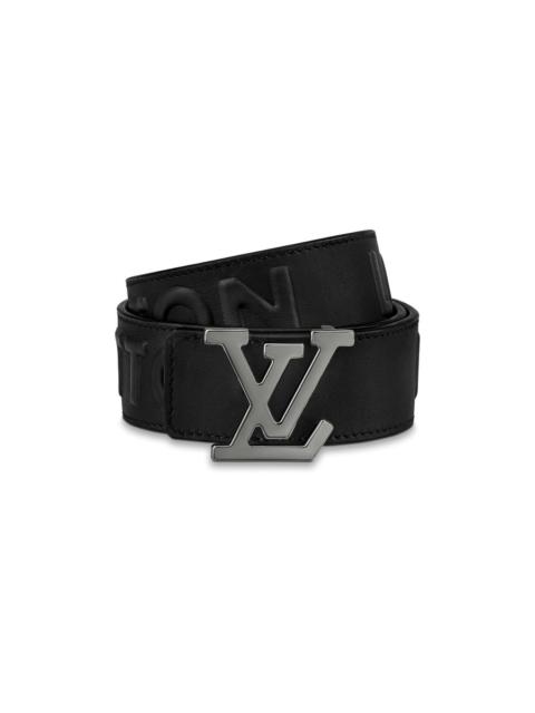 Louis Vuitton LV Aerogram 35mm Reversible Belt Khaki Leather. Size 100 cm