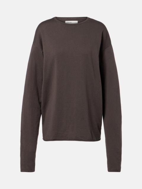extreme cashmere N°347 Aries cotton and cashmere sweater