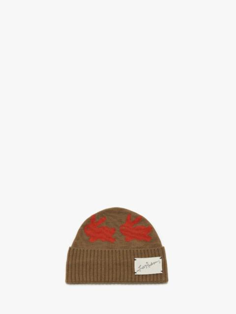 JW Anderson BEANIE WITH BUNNY MOTIF