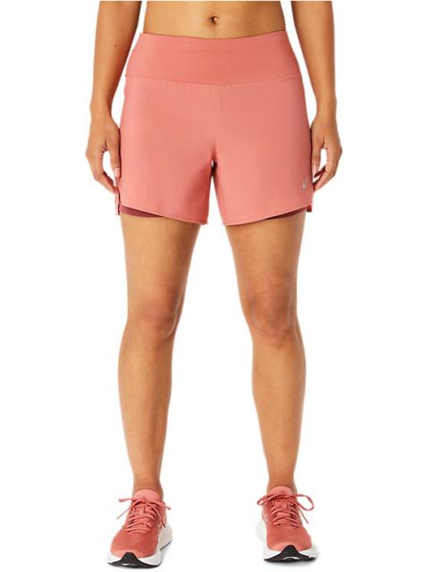 Asics WOMEN'S ROAD 2-N-1 5.5IN SHORT