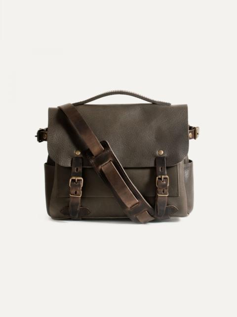 Bleu de Chauffe ÉCLAIR S POSTMAN BAG  -  BROWN KHAKI (SMOG)