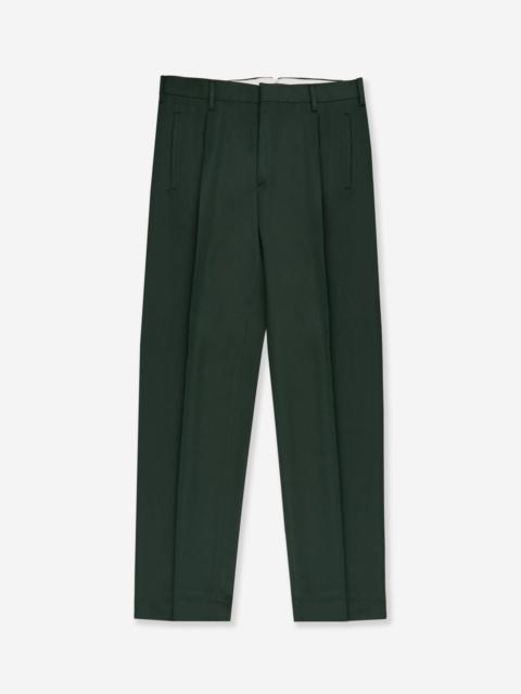 SLOWEAR Seamless fit wool and cotton drill trousers