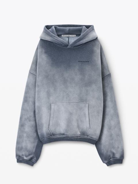 Alexander Wang Unisex Crystal Hotfix Hoodie