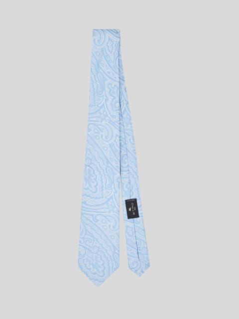 Etro JACQUARD PAISLEY SILK TIE