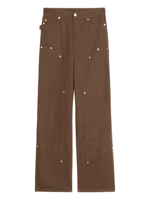 Zadig & Voltaire Perya studded cotton trousers