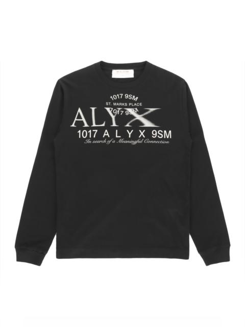1017 ALYX 9SM COLLECTION LOGO LONG SLEEVE T-SHIRT
