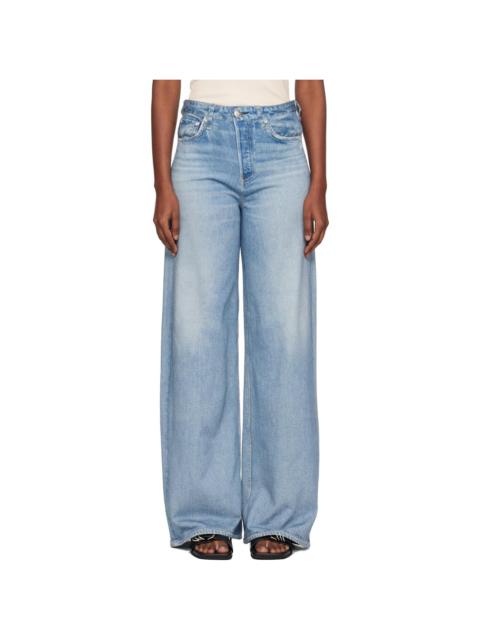 rag & bone Blue rb Miramar Sofie Wide-Leg Jeans