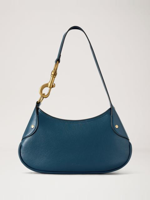 Mulberry Small Hackney Shoulder Bag Out of The Blue High Shine Leather
