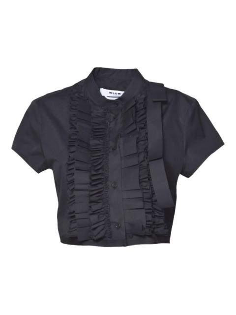 MSGM ruffled shirt