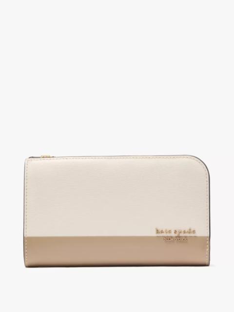 kate spade Devin Colorblocked Medium Bifold Wallet