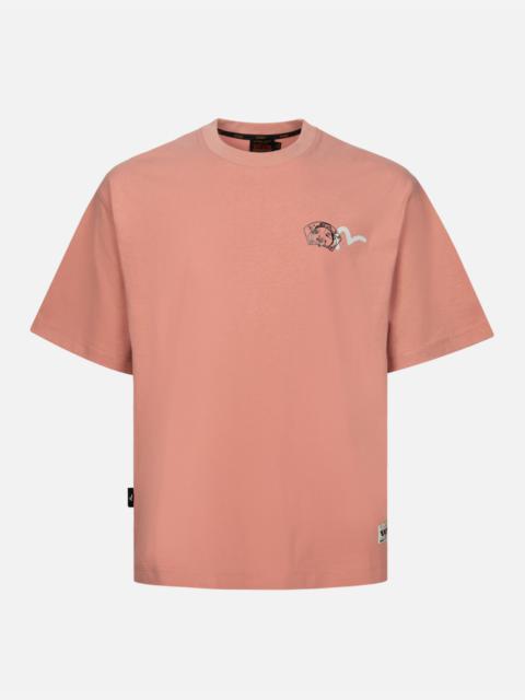 EVISU GODHEAD WITH SOCIAL MEDIA INSPIRED PRINT RELAX FIT T-SHIRT