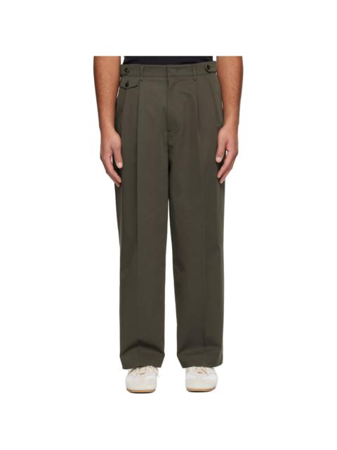 LE17SEPTEMBRE Brown Two Tuck Trousers