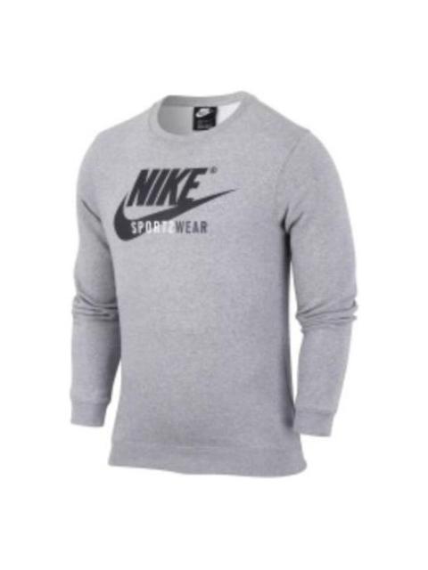 Nike Nike Sportswear Logo Long T-Shirts 'Grey' CD8090-063