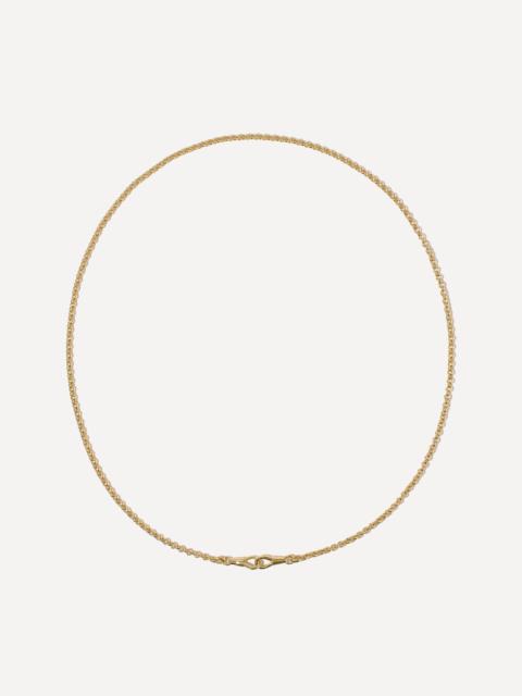 Otiumberg 14ct Gold-Plated Vermeil Silver Mini Locked Necklace
