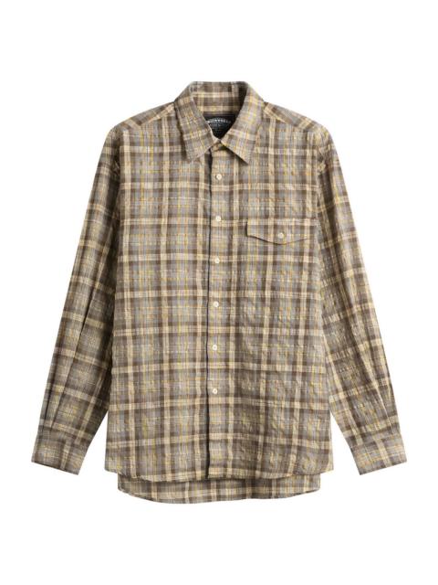 FrizmWORKS FrizmWORKS Uneven Check Shirt
