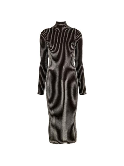 The Body Morphing knitted dress