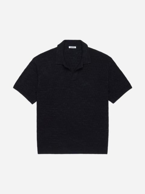 3sixteen Knit Polo - Vintage Black Boxweave