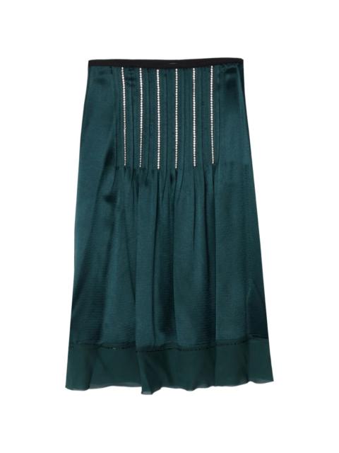 3.1 Phillip Lim crystal-inlay slip midi skirt