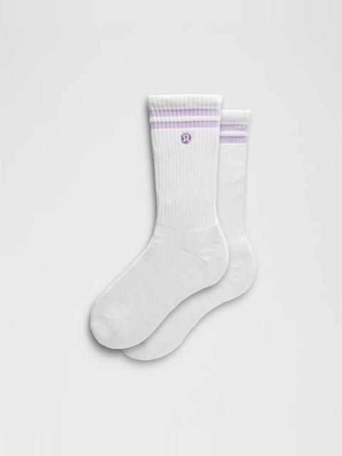 lululemon Unisex Daily Essential Crew Socks *Stripe