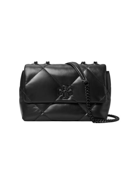 TORY BURCH Women's Small Kira Diamond-Quilted Leather Crossbody Bag - Black