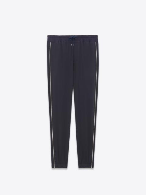 SAINT LAURENT sweatpants in crepe satin