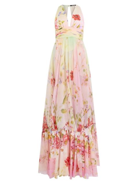 Roberto Cavalli Miami Flowers Long Dress