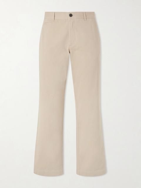 Portuguese Flannel Labura Straight-Leg Organic Cotton-Twill Trousers