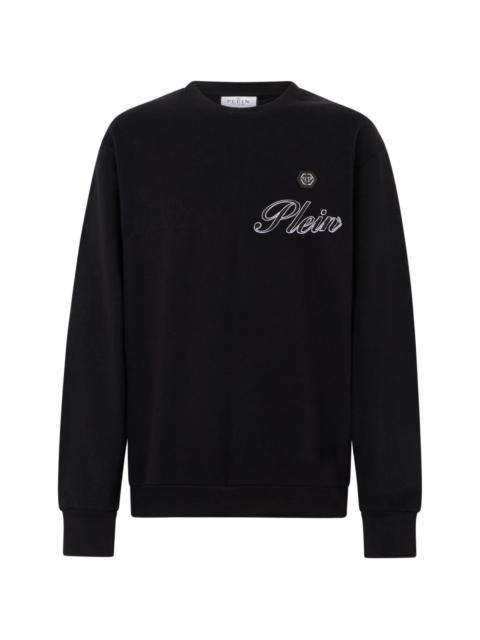 PHILIPP PLEIN crew-neck signature sweatshirt
