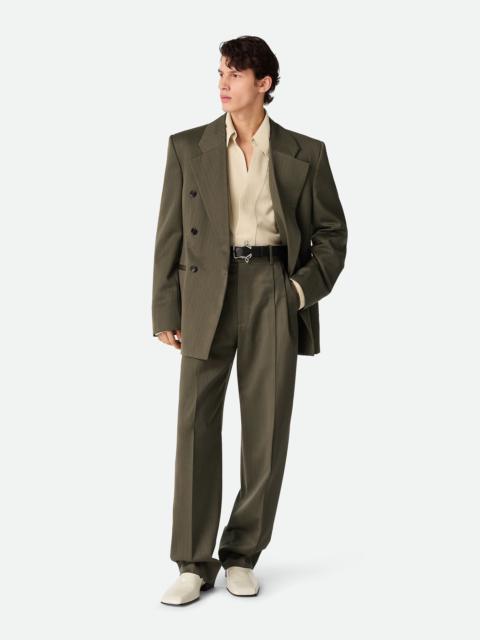 Bottega Veneta Wool Subtle Chevron Jacket