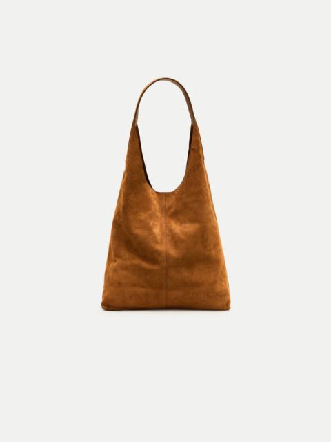 J.CREW Slouchy tote in suede