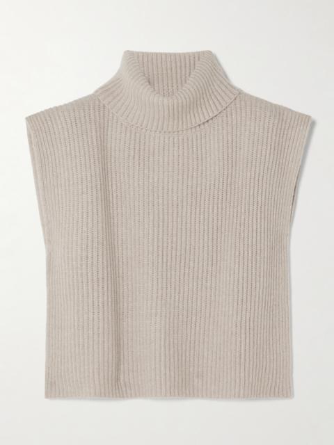 LISA YANG Ribbed Cashmere Turtleneck Dickey