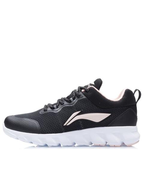 (WMNS) Li-Ning Running Shoes 'Black Pink' ARHR136-1