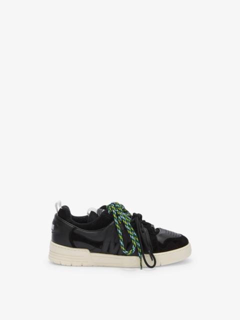 Moschino SNEAKERS MADE OF CALFSKIN AND SUEDE
