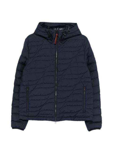 Moncler hooded zip-fastening jacket