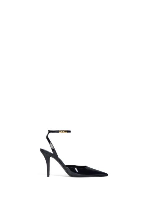 Balmain Patent leather strappy pumps