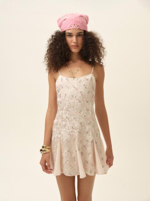 For Love & Lemons Fallen Floral Mini Dress