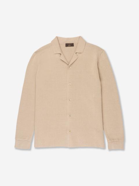 SLOWEAR Slim fit linen and cotton jacket