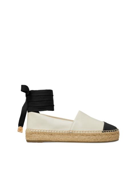 TORY BURCH leather espadrilles